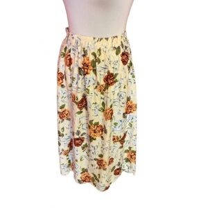 Vintage Jaclyn Smith 90s floral midi skirt